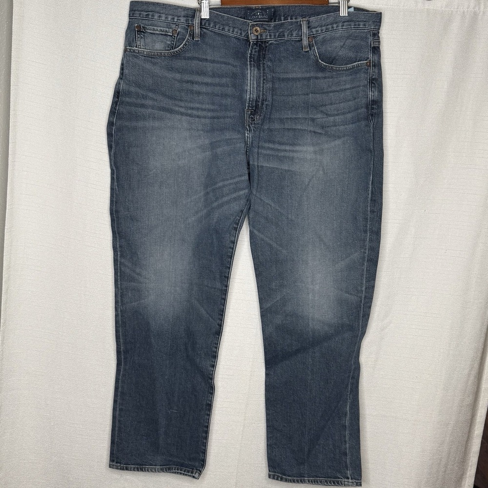 Lucky Brand Jeans 363 Vintage Straight Fit Mens Size 40 x 32 Blue‎ Stretch